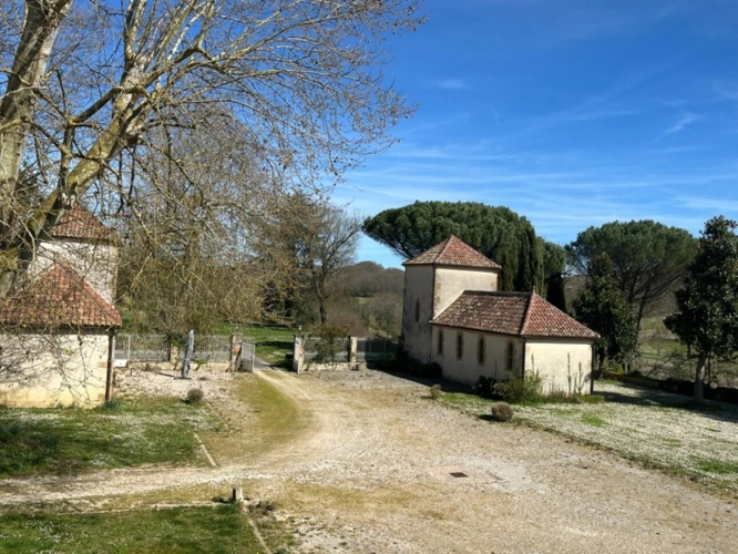 Photos 30 - Prestigious - Elegant 19th century CHATEAU on 70 ha, PANORAMIC VIEW OF THE PYRENEES, at the end of a driveway, Tou