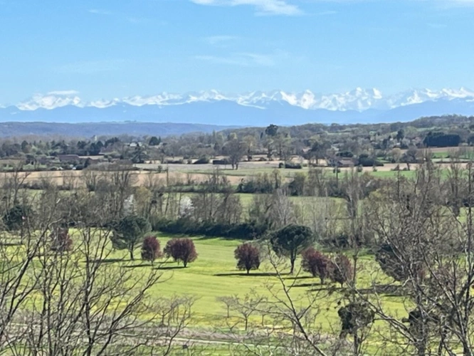 Photos 31 - Prestigious - Elegant 19th century CHATEAU on 70 ha, PANORAMIC VIEW OF THE PYRENEES, at the end of a driveway, Tou