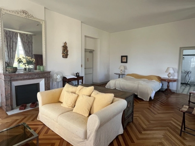 Photos 44 - Prestigious - Elegant 19th century CHATEAU on 70 ha, PANORAMIC VIEW OF THE PYRENEES, at the end of a driveway, Tou