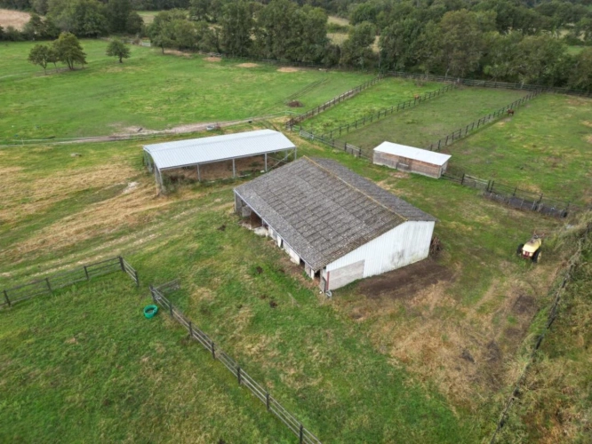 Photos 5 - Équestre - Petite propriété   5,48 ha avec 2 hangars en Brenne