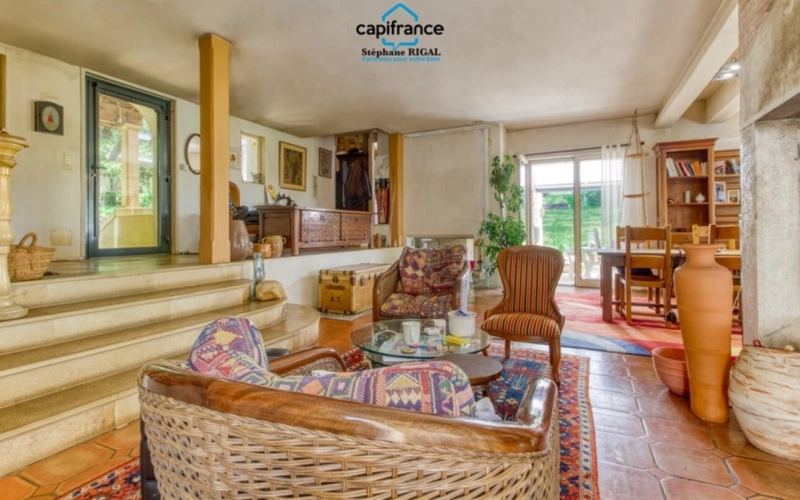 Photos 22 - Prestige - Dpt Lot et Garonne (47), à vendre FUMEL propriété en pierre P7 sur un terrain de 4ha de terrain