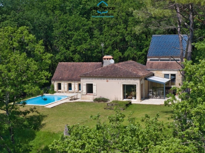 Photos 18 - Prestige - Dpt Lot et Garonne (47), à vendre FUMEL propriété en pierre P7 sur un terrain de 4ha de terrain