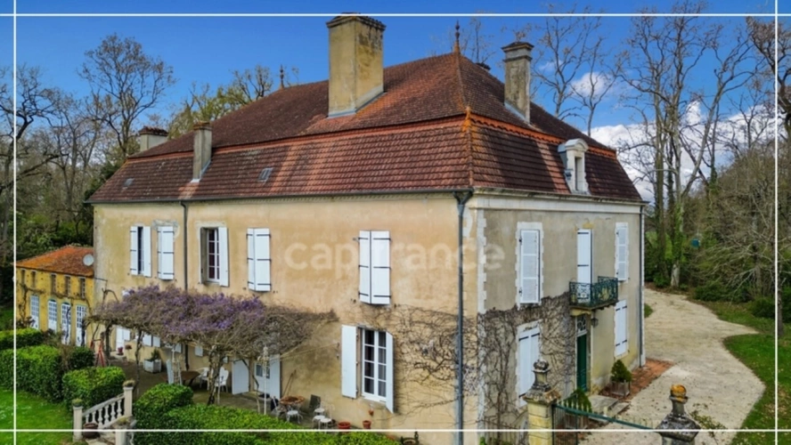 Photos 43 - Prestige - Dpt (32) NOGARO proche, ELEGANTE MAISON DE NOTABLES, économique, du XIXs 600M2, parc séculaire, dépendances en U, 11 ha, sans travaux