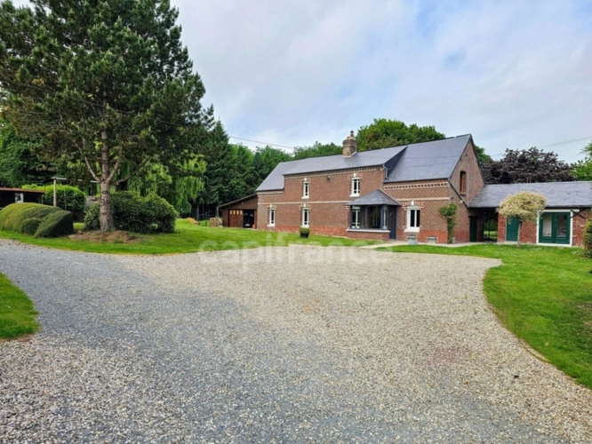 Photos 2 - Touristique - À VENDRE BEAU POTENTIEL POUR CET ANCIEN CORPS DE FERME AVEC GÎTE – 227 m² – SECTEUR LE MESNIL-RÉAUME (76)