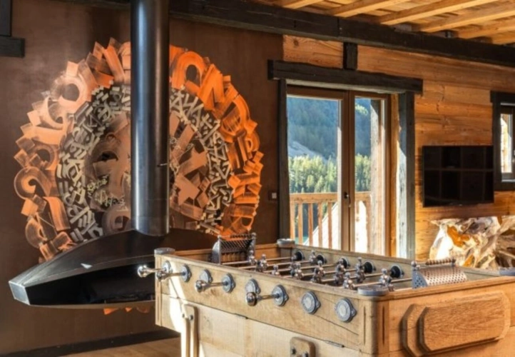 Photos 17 - Prestige - ENSEMBLE ALPIN ULTRA-PREMIUM de 3 500 m² à TIGNES (73) 5 Chalets, accès ski au pied, vue, piscine