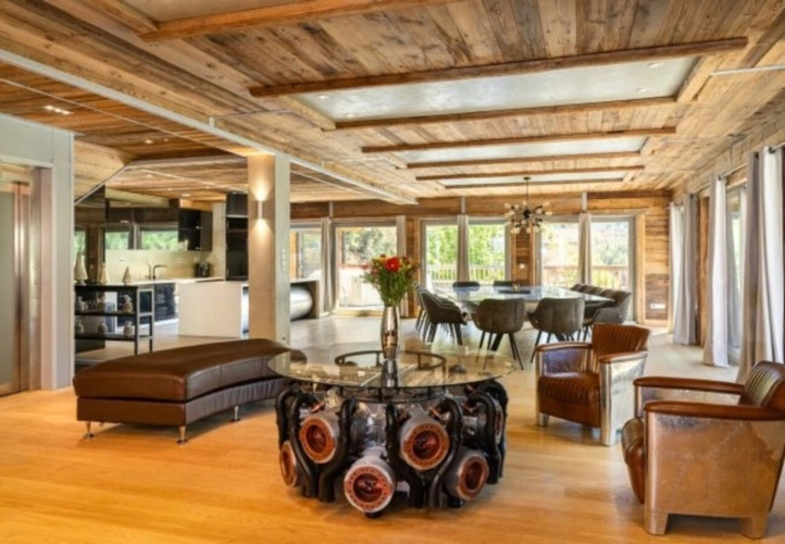 Photos 46 - Prestige - ENSEMBLE ALPIN ULTRA-PREMIUM de 3 500 m² à TIGNES (73) 5 Chalets, accès ski au pied, vue, piscine