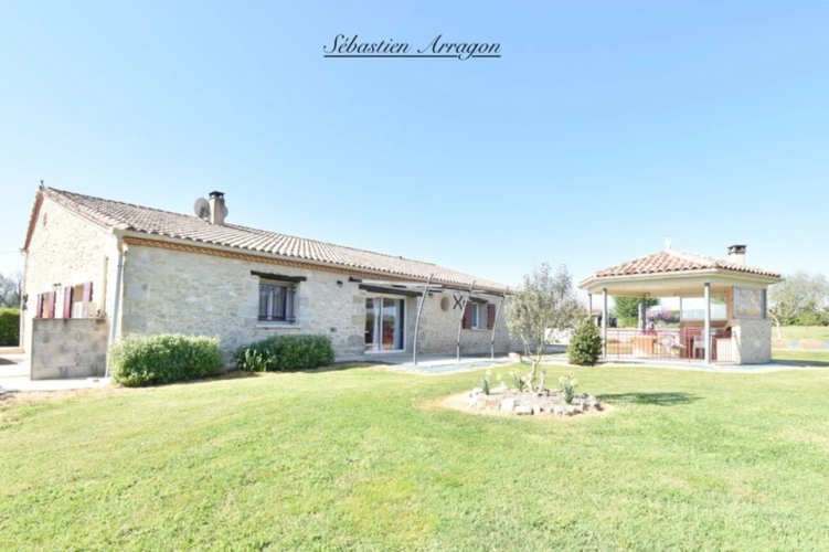 Photos 1 - Rurale - Propriete en pierre à vendre 8 pièces CANCON (47)