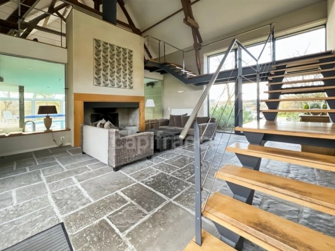 Photos 6 - Prestige - À VENDRE - ST LÉONARD - PROPRIÉTÉ DE CARACTÈRE EN PIERRES - 4,75 HECTARES - 7 APPARTEMENTS - PISCINE COUVERTE - LOCAL TECHNIQUE