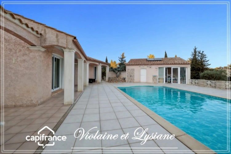 Photos 1 - Touristique - Villa de plain-pied avec piscine, dépendances et grand jardin à Bize-Minervois