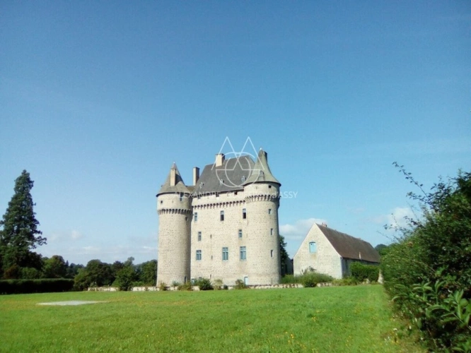 Photos 3 - Prestige - Splendide Château Médiéval Classé - Château se distingue par son élégance sur un domaine d’environ 13 hectares mêlant bois, prairies