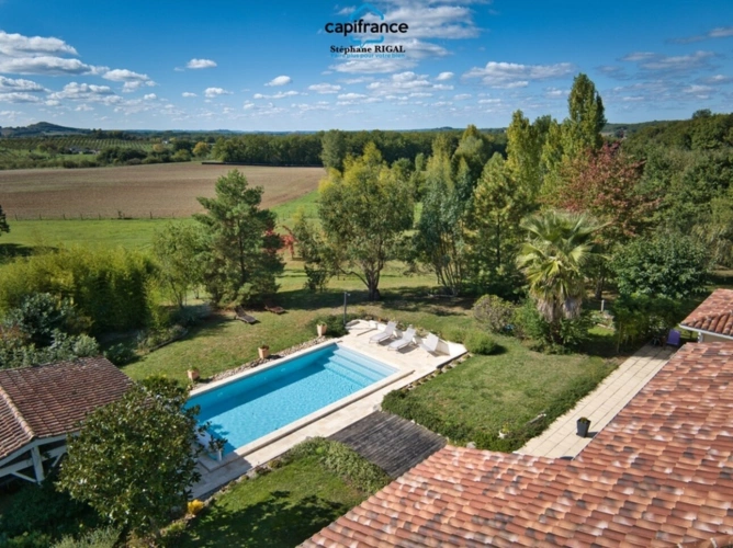 Photos 2 - Rural - Property for sale 6 rooms SALLES (47) House of 190 m2 on 8922m2 of land