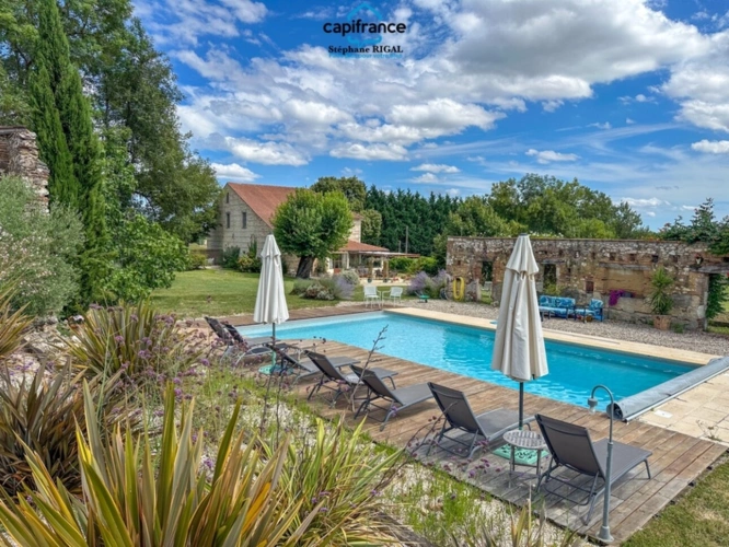 Photos 3 - Rural - Property for sale 10 rooms FONGRAVE (47) house of 360m2 on land of 1.43ha