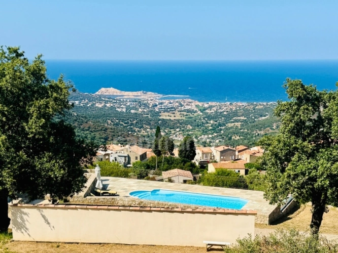 Photos 1 - Prestige - Propriété à vendre 7 pièces SANTA REPARATA DI BALAGNA (20)