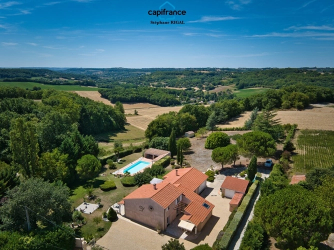 Photos 1 - Rural - Property for sale 6 rooms PONT DU CASSE (47) House of 170m2 on 7112m2 of enclosed land