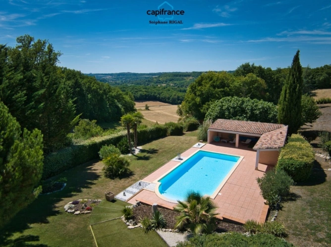 Photos 3 - Rural - Property for sale 6 rooms PONT DU CASSE (47) House of 170m2 on 7112m2 of enclosed land