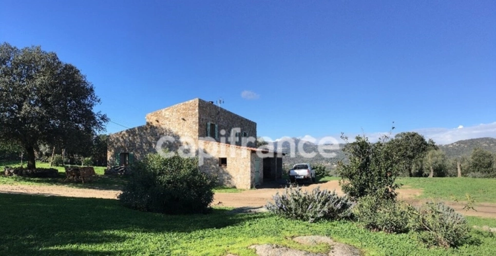 Photos 1 - Agricole - EXCLUSIVITE : Proche de L'ILE ROUSSE, Plaine du Reginu, propriété en pierre T5 161 m² sur 1.96 ha de terrain