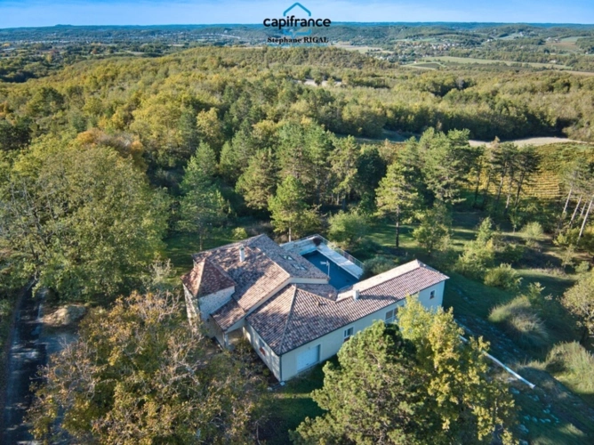 Photos 2 - Rurale - Propriete à vendre 5 pièces MAUROUX (46) maison de 155m2 habitables avec piscine sur terrain de 5499m2