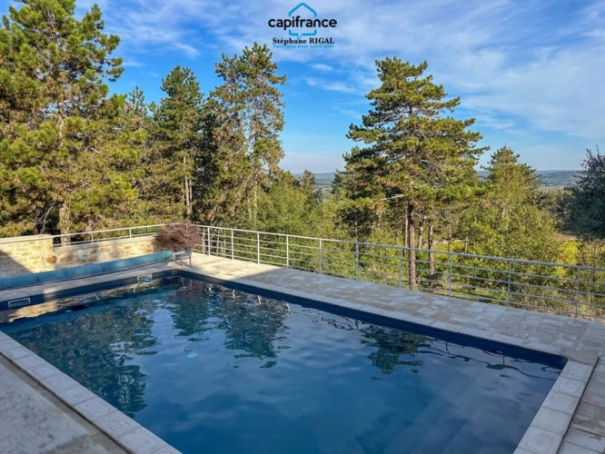 Photos 3 - Rurale - Propriete à vendre 5 pièces MAUROUX (46) maison de 155m2 habitables avec piscine sur terrain de 5499m2