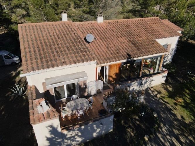 Photos 2 - Rurale - Propriété  15Om2 habitable à vendre 6 pièces GAJA ET VILLEDIEU (11) terrain 4100m2 et mobil home independant