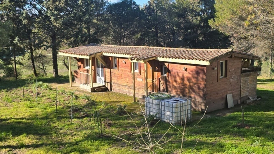 Photos 3 - Rurale - Propriété  15Om2 habitable à vendre 6 pièces GAJA ET VILLEDIEU (11) terrain 4100m2 et mobil home independant