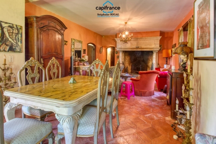 Photos 8 - Prestigious - Property for sale 7 rooms FUMEL (47) Property of 230m2 on 11ha of meadow and woods. Swimming pool an