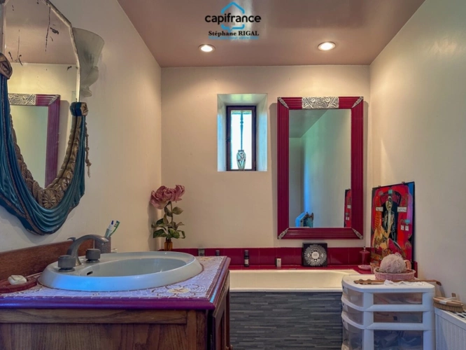 Photos 16 - Prestigious - Property for sale 7 rooms FUMEL (47) Property of 230m2 on 11ha of meadow and woods. Swimming pool an