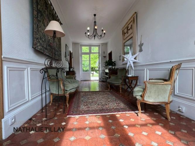 Photos 6 - Prestige - St jean le Blanc, proche Orleans, à vendre, maison de Maitre du XIX eme de 423 M² habitables,  490 AU SOL, avec piscine, parc arboré de 4655 m²