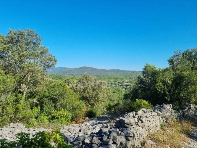 Photos 3 - Forestière - Terrain à vendre avec Mazet en pierre  SAUVE (30)