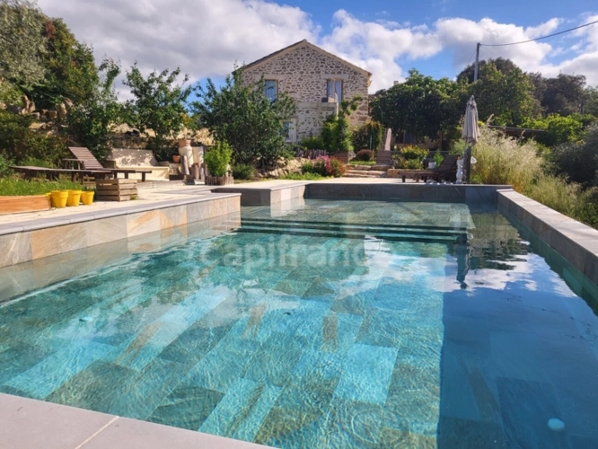 Photos 1 - Touristique - Dpt Gard (30), à vendre Propriété comprenant Mas d'habitation, activités gîtes