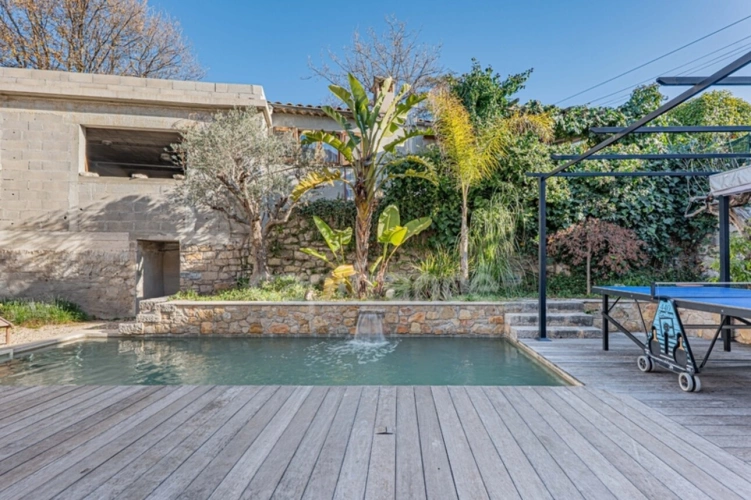 Photos 1 - Prestige - Mougins Quartier Tournamy / à vendre Propriété atypique avec dépendance, piscine et double garage