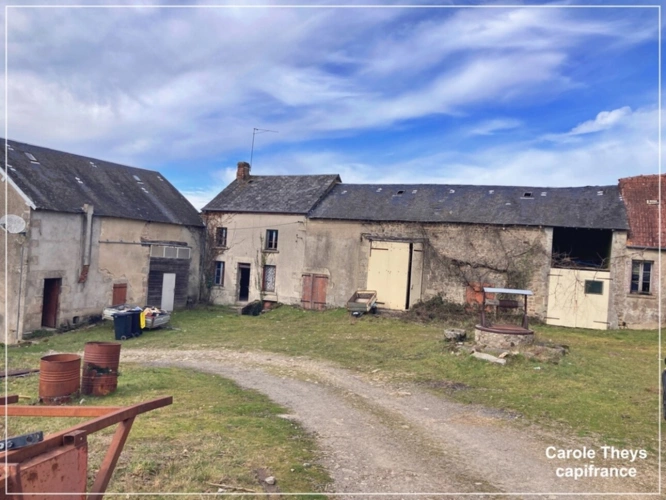 Photos 5 - Rurale - Dpt Creuse (23), a vendre Saint Vaury Corps de ferme à rénover - Terrain 6535 m2