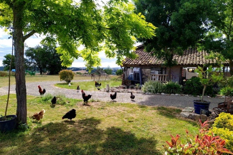 Photos 6 - Prestige - Domaine à vendre avec vue exceptionnelle à 360°, composé d'une bergerie réhabilitée, puis d'une grange et d'un kiosque à restaurer, sur 2,9 ha de terrain à LECTOURE (32)