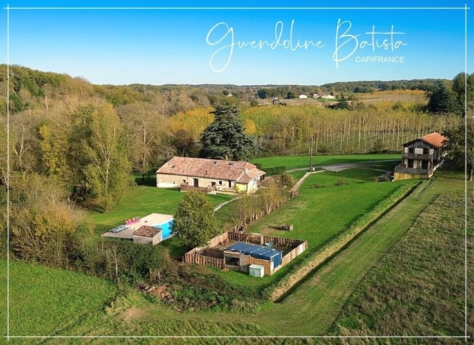 Photos 1 - Prestige - Superbe propriété composée d'une Maison Principale et de 3 Gîtes - Terrain 1,9Ha avec Piscine