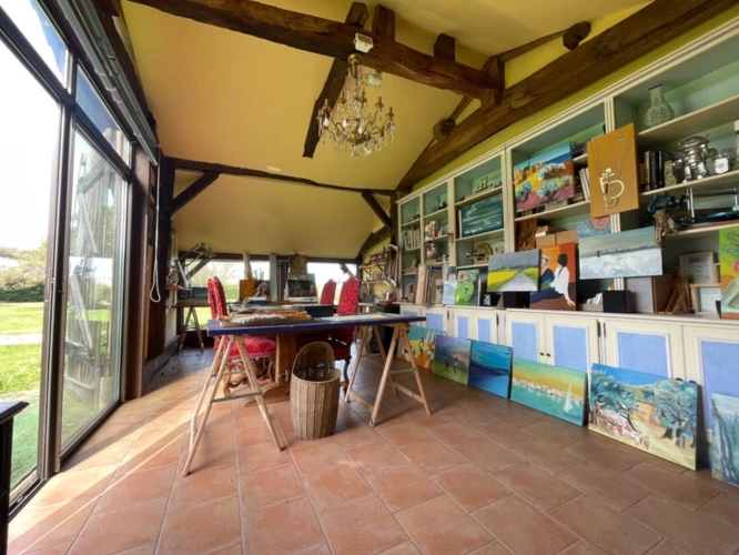 Photos 17 - Prestige - Soustons, authentique maison landaise du XVIIIe, 265 m², dépendances, piscine, parc paysagé 6 800 m², à 2 minutes du centre et du lac