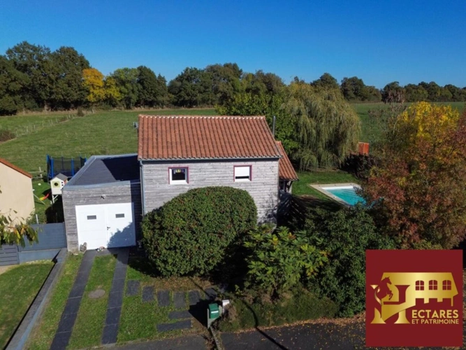 Photos 3 - Rurale - Maison ossature bois 100 m²  4 chambres  Piscine  Vue campagne