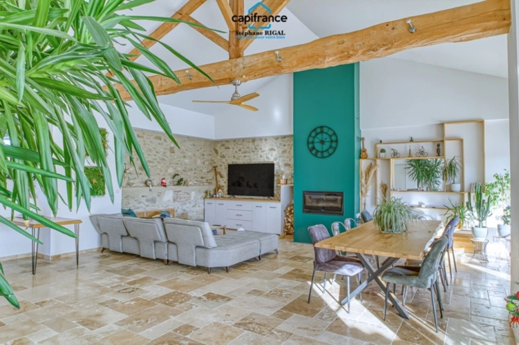 Photos 2 - Rural - Property for sale, 7 rooms, VILLENEUVE SUR LOT (47), 229m2 of living space on a fenced plot of 5965m