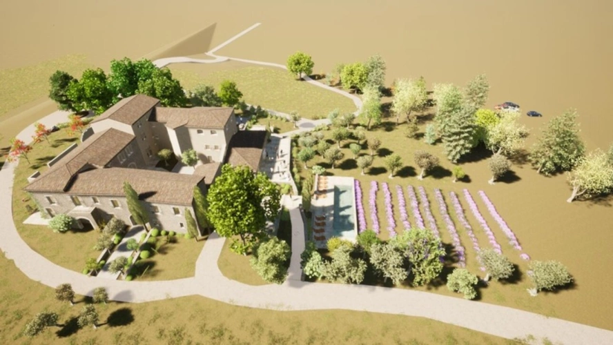 Photos 10 - Prestige - Propriete À Bonnieux(84) exceptionnelle ancienne magnanerie du XIIIᵉ siècle à rénover, près de 1 000 m² près de 7 ha