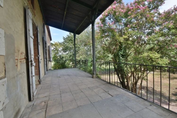 Photos 3 - Rurale - Dpt Lot et Garonne (47), à vendre DAMAZAN corps de ferme en pierres  275m2 maison, grange, maison de palefrenier