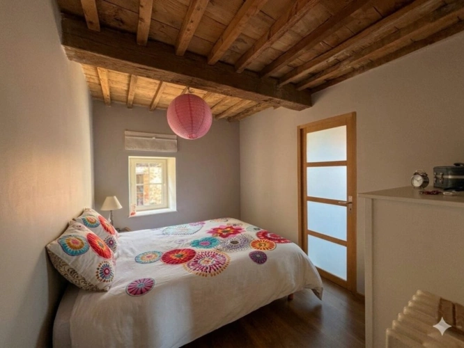 Photos 9 - Rurale - Ferme rénovée 205 m² – 6 chambres – terrain 16 000 m² – géothermie – vue – Montromant (69)