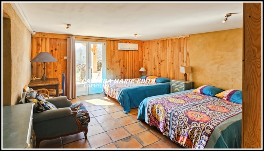 Photos 12 - Prestige - Propriété  - 500 M² habitables 26 PIECES- 12 Chambres avec vue Pyrénées à 6 minutes de Marciac – Maison, gîtes, salle Polyvalente d’événements, cabinet de praticien, Prairies et dépendance