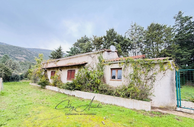 Photos 5 - Touristique - SAGONE (Corse) : Propriete à vendre, maison T4 + dépendance avec 2 appartements T1, sur terrain plat de 5000m2