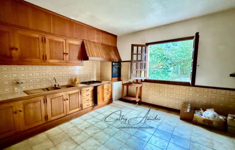 Photos 9 - Touristique - SAGONE (Corse) : Propriete à vendre, maison T4 + dépendance avec 2 appartements T1, sur terrain plat de 5000m2