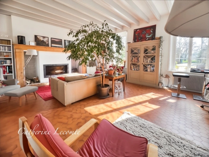 Photos 8 - Rurale - À VENDRE - SAMER - DOMAINE D'EXCEPTION - 381 M2 - ÉLÉGANTE DEMEURE DE CARACTERE SUR 3 HECTARES - 10 PIÈCES - VIE SEMI PLAIN-PIED - GÎTE ET DÉPENDANCES