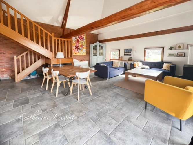 Photos 18 - Rurale - À VENDRE - SAMER - DOMAINE D'EXCEPTION - 381 M2 - ÉLÉGANTE DEMEURE DE CARACTERE SUR 3 HECTARES - 10 PIÈCES - VIE SEMI PLAIN-PIED - GÎTE ET DÉPENDANCES