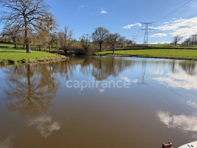 Photos 1 - Forestière - Etang avec terrain à vendre  SAINT LAURENT D'ANDENAY (71)