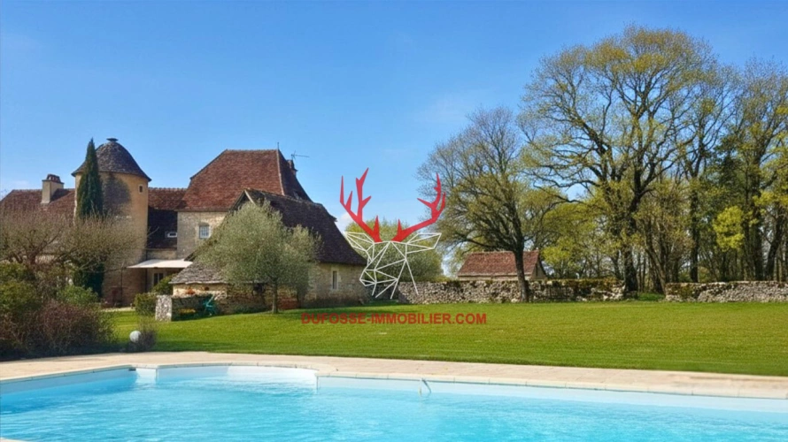 Photos 1 - Équestre - propriété de caractère de 6,4 hectares - Lot (46)