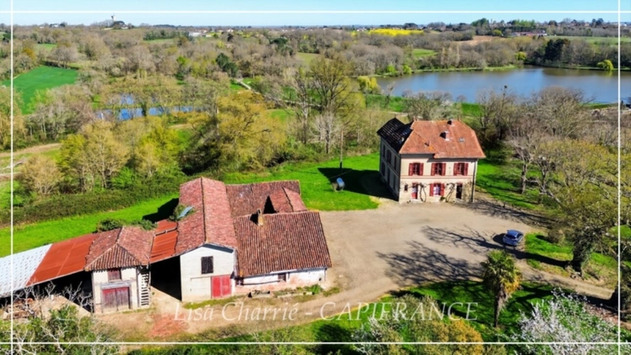 Photos 3 - Prestige - Propriete à vendre 14 pièces LE HOUGA (32) de 215 m2 habitables à rénover, sur 11949 m2 de terrain, dépendances