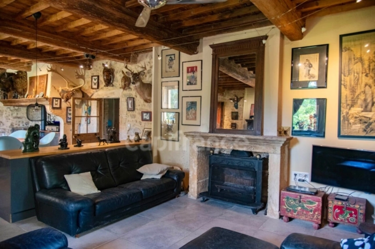 Photos 9 - Équestre - Entre Uzès et La Roque-sur-Cèze, Éden Provençal : Mas du XVIIIe & Son Domaine Privé sur 3,3 hectares
