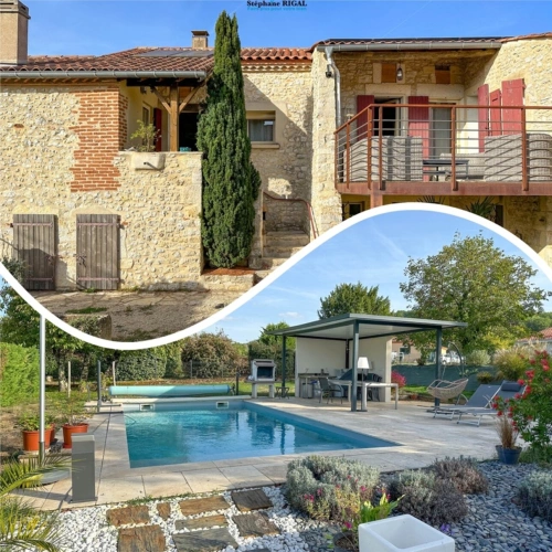 Photos 1 - Rurale - Dpt Lot et Garonne (47), à vendre MONTAYRAL propriete P7 de 125 m² - Terrain de 1 106 m²