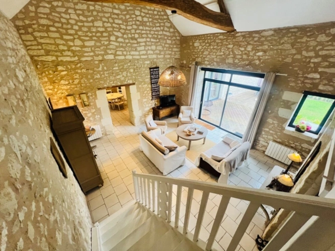 Photos 16 - Touristique - Propriété d'exception  570m² + activité gites entre Poitiers et Tours
